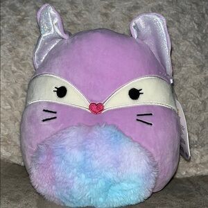 🦊 Squishmallows Fay Fox with ❤️ nose! Valentine’s Day 2022 NWT Fuzzy Belly 8”